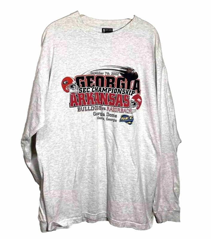 Vintage Georgia Bulldogs 2002 Sec Championship Unisex T-shirt Sweatshirt Hoodie | CoreVibeTees.com