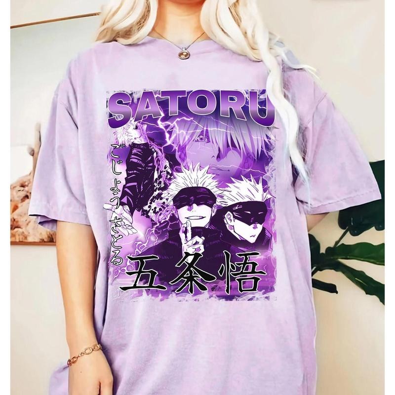Vintage Gojo Satoru Shirt, T-Shirt, Gojo Shirt, Satoru Shirt, Anime Shirt, Manga Shirt