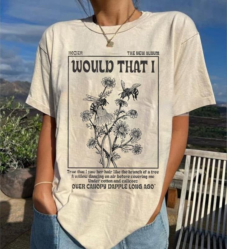 Vintage Hozier Would That I Shirt, Graphic Tee Hozier Unreal Unearth Tour Shirt, Gift for fans, Music No Grave Can Hold My Body Down Classic