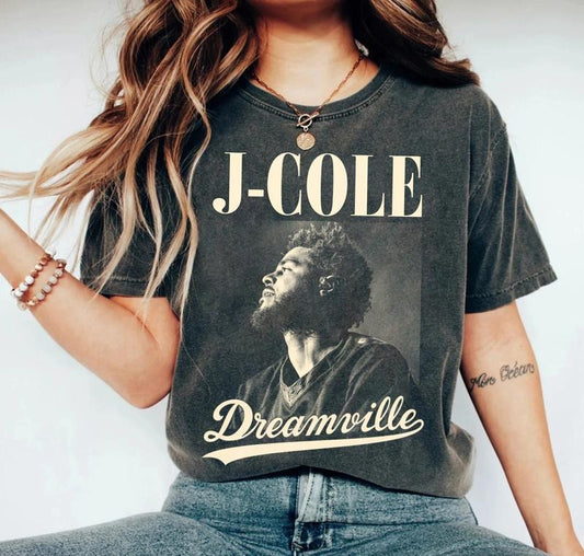 Vintage J Cole Rap Music Merch Shirt, Retro J Cole Shirt Rap 90s Tee, J.Cole Merch Shirt, J Cole Tour Rapper Gift Bootleg For Fans Men Women