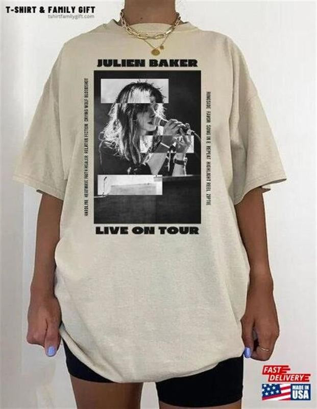 Vintage Julien Baker T-Shirt, Live On Tour Rock Music Gift