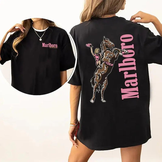 Vintage Marlboro Cowgirl Wird West T-Shirt, Unisex Tshirt For Men And Women, Women's Tshirt, Men's Tshirt