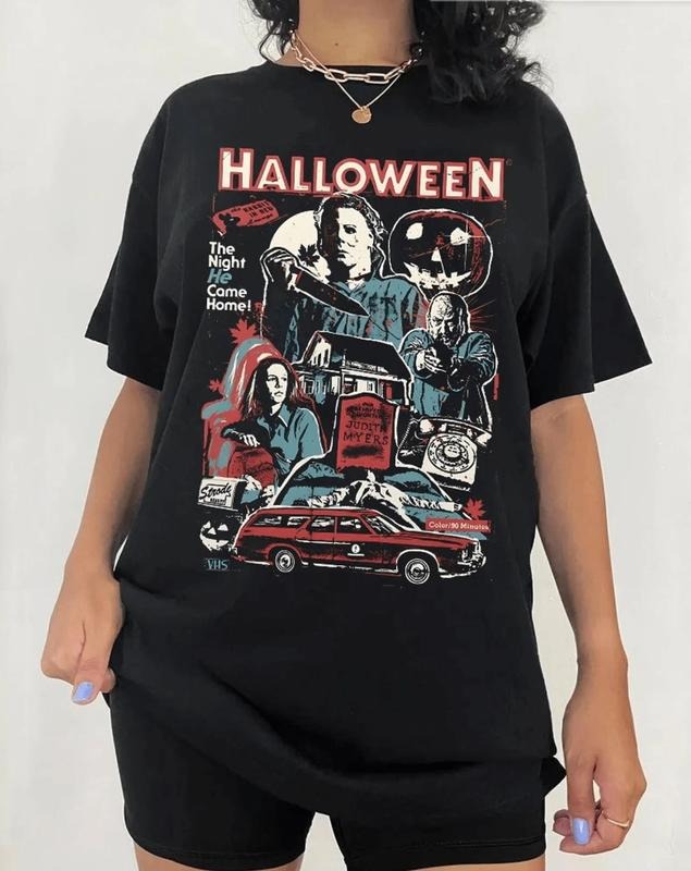 Vintage Michael Myers Halloween tshirt, Michael Myers Halloween The Night He Came Home T-shirt, Horror Movies Shirt