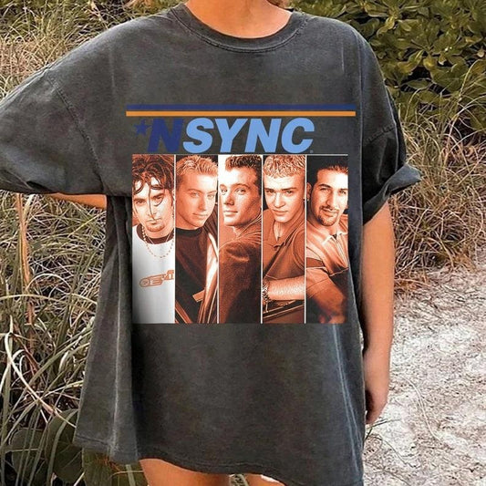 Vintage Nsyncs Boy Band 90s Shirt, Nsync Shirt, NSYNC Forever, 90s Boy Band Shirt