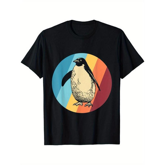 Vintage Penguin T-shirt casual short sleeved men's sports T-shirt Made in USA