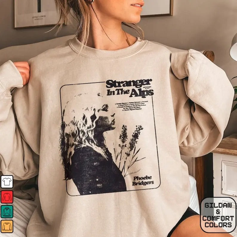 Vintage Phoebe Bridgers Lavender Moon Song Sweatshirt