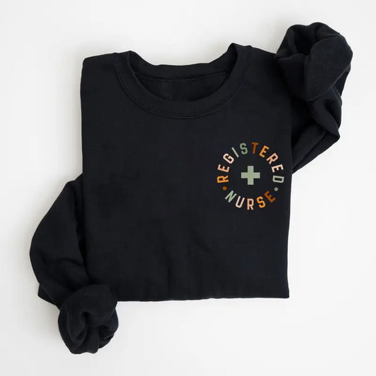 Vintage Registered Nurse Sweatshirt, RN Nurse Shirt, Stethoscope Nursing RN Staff Shirt, Nurse Gift, Nurse Appreciation Gift, RN Nurse Sweatshirt