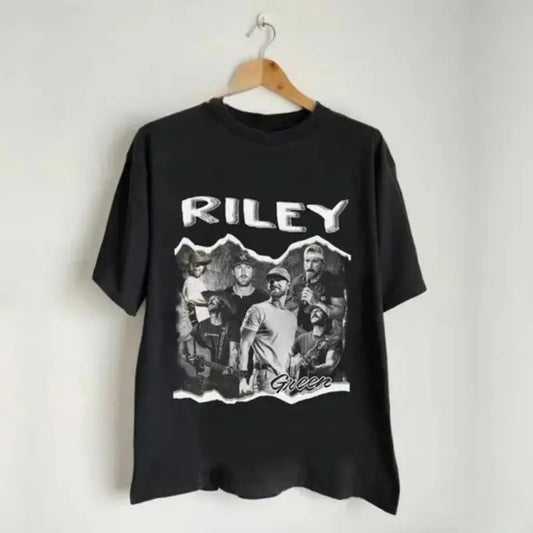Vintage Riley Green 90s Shirt, Retro Riley Green Bootleg Shirt, Country Music Shirt For Fan, Riley Green Y2k Clothing, Riley Green Gift