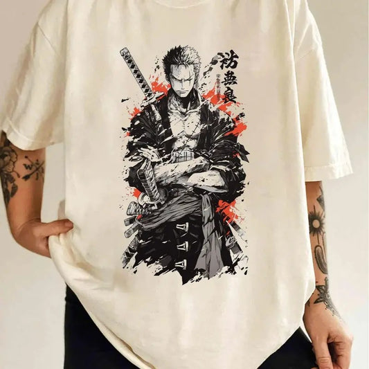Vintage Roronoa Zoro Pirate Hunter One Piece T-Shirt, Vintage 90's Anime Shirt, Vintage Anime One Piece Shirt, Anime Manga Shirt, Gift For Fans Anime Lovers, Unisex Top For Gym, Cotton Menswear, Graphic Anime Tee Shirt, Unisex Tee Hoodie Sweatshirt. Sweat