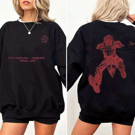 Vintage Ryomen Sukuna  Shirt, Anime Sukuna  T-shirt Hoodie Sweatshirt, Jujutsu Kaisen Sweatshirt Gift For Fans, Anime Manga Lovers Sweatshirt Hoodie, JJK Shirt, Anime Shirt, Anime T-shirt Sweatshirt Hoodie, Anime Lovers, Gift For Fans Cotton Menswear. Swe