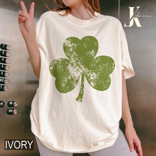 Vintage Shamrock, St Patrick's Day Shirt, Lucky St Patricks Day Shirt