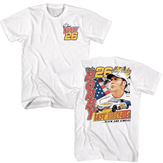 Vintage Shirt Talladega Ricky Bobby Nights T-shirt, Plain Simple Ricky Bobby 26 Tees, men's clothing, men's tshirt Casual Crewneck