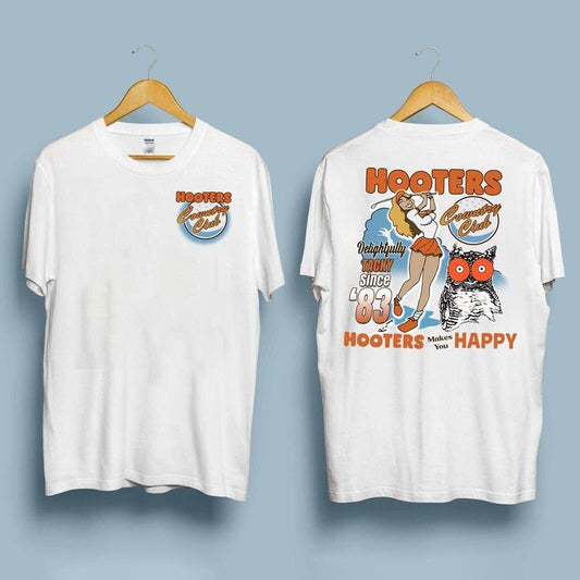 Vintage Spencers Hooters Country Club Unisex T-Shirt For Womens, Mens, Chainsaw Tshirt Streetwear Top