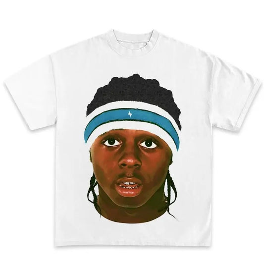 Vintage Style Concert LIL WAYNE Rap Tee Merch Graphic Jumbo Face Shirt Size S-3XL