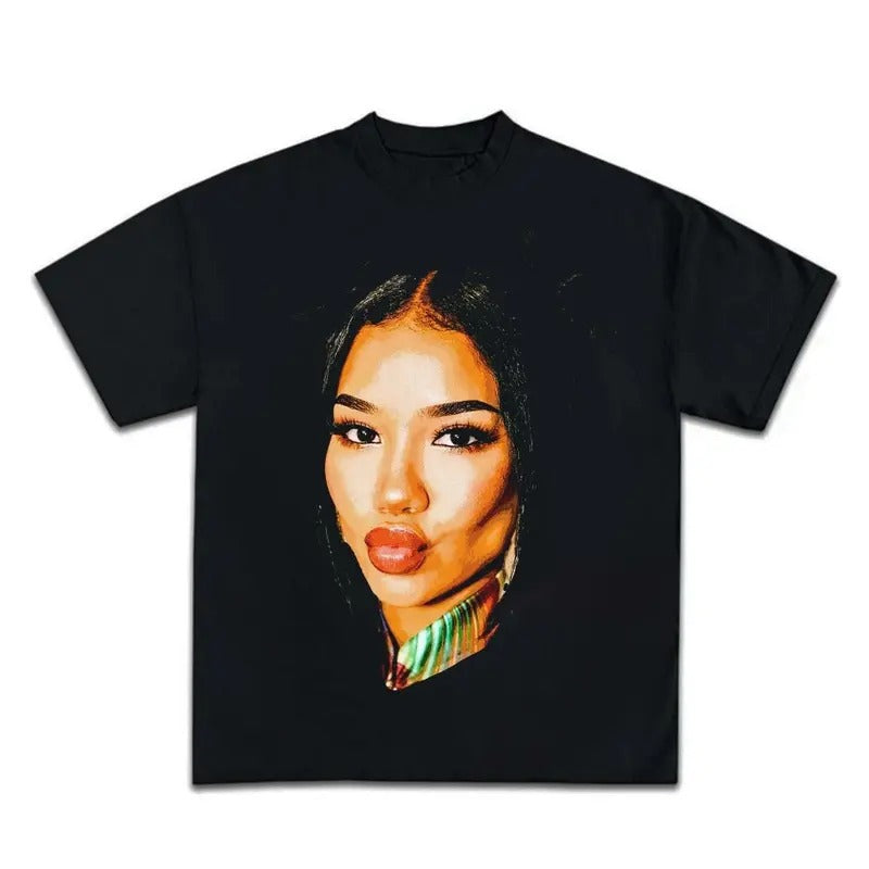 Vintage Style Jhené Aiko Face Shirt, Music Artist Graphic Tee