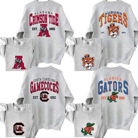 Vintage Sweatshirt All Teams NCAA, Vintage College NCAA Sweatshirt, Gif For Sport, Gift For Fan vintage  clothing graphic  hoodies