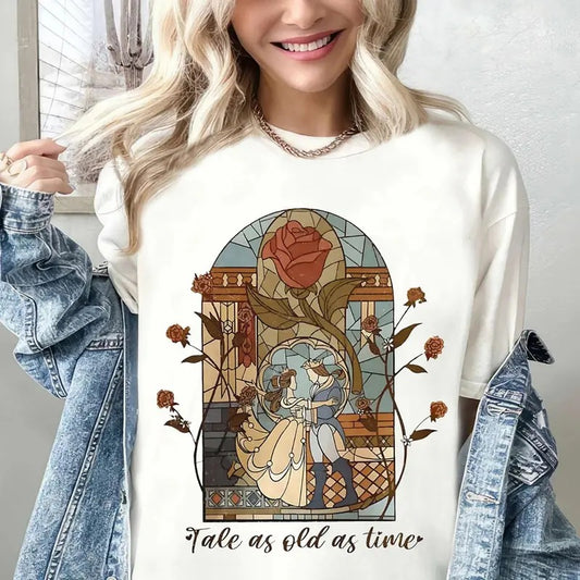 Vintage Tale As Old As Time T-Shirt, Princess Belle Sweatshirt, Beauty Princess Tee Shirt, Magic Kingdom Shirt