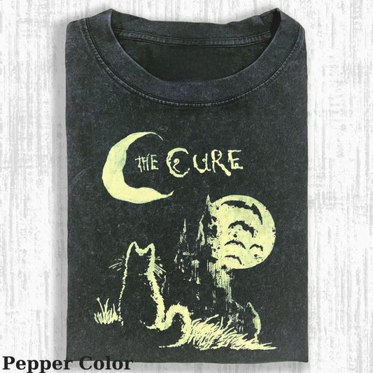 Vintage The Cure Cat T-shirt, Cute Cat Shirt, Love Cat Tshirt-  Meme Cringe Funny Dumb Shirts, Unisex Shirt Menswear Womenswear Streetwear