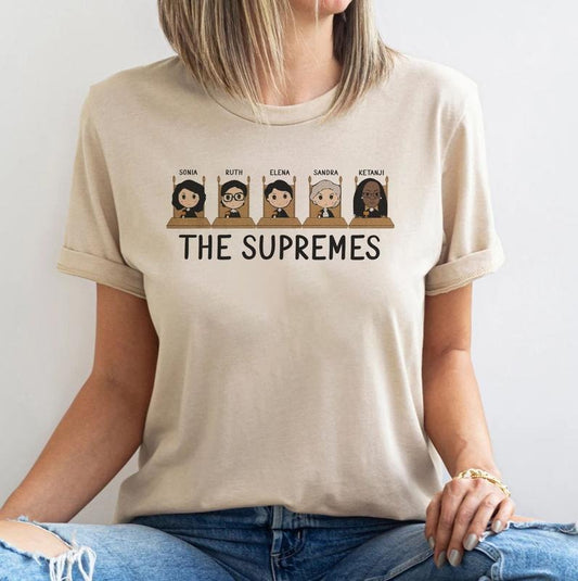 Vintage The Supremes Shirt Womenswear Top Summer Casual Crewneck Underwear Lady