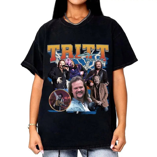 Vintage Travis Tritt Shirt, Retro Travis Tritt Fan Shirt, Travis Tritt Bootleg Shirt, Travis Tritt Y2k Clothing For Fan, Travis Tritt Fan shirt Top Womenswear