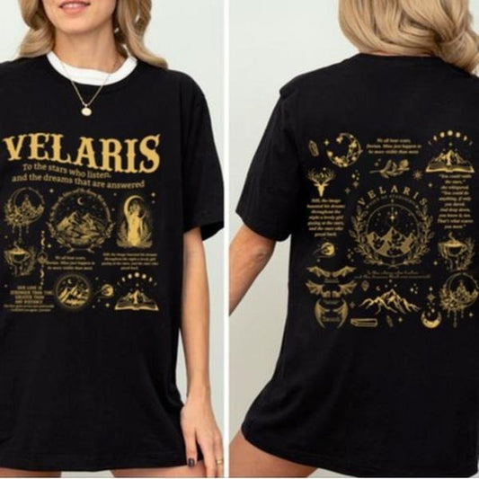 Vintage Velaris T-Shirt, The Night Court Shirt, A court of Thorns and Roses Shirt, City of Starlight Sweatshirt, Iprintasty Tee Shirt,