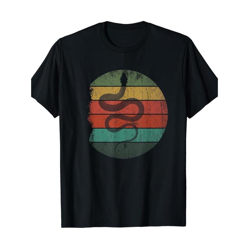 Vintage Wildlife Rainforest Zookeeper Pet Gift Snake T-shirt Made in USA