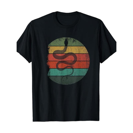 Vintage Wildlife Rainforest Zookeeper Pet Gift Snake T-shirt Made in USA