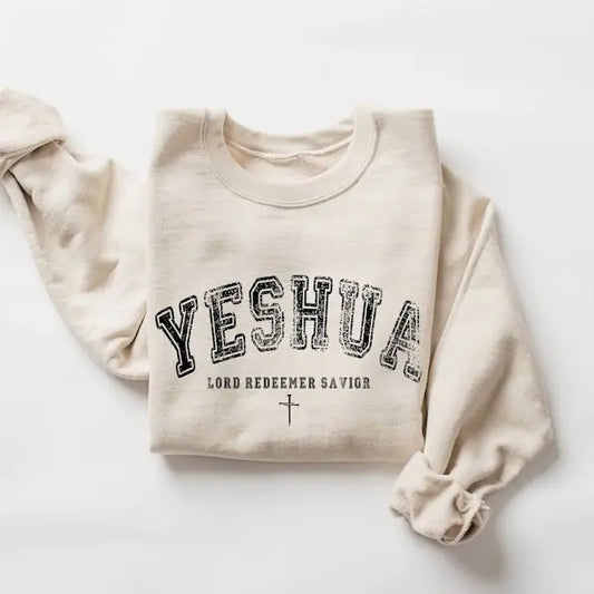 Vintage Yeshua Sweatshirt, Christian Yeshua Sweatshirt, Religious Sweatshirt, Aesthetic Faith Clothing, Jesus Apparel, Bible Verse  T-shirt, sweater and Hoodie