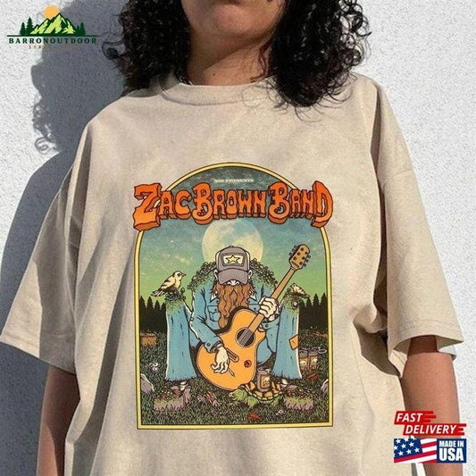 Vintage Zac Brown Band Tour T-Shirt, From The Fire Music Gift
