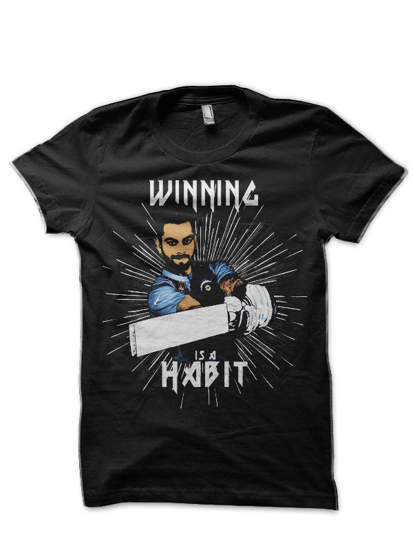 Virat Kohli Black T-Shirt Style001 Hoodie, Sweatshirt | CoreVibeTees.com