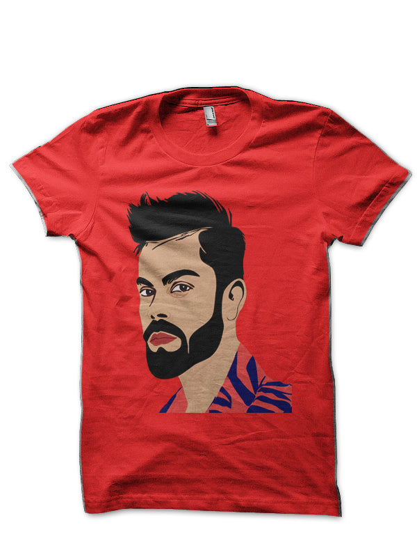 Virat Kohli Red T-Shirt Style001 Hoodie, Sweatshirt | CoreVibeTees.com