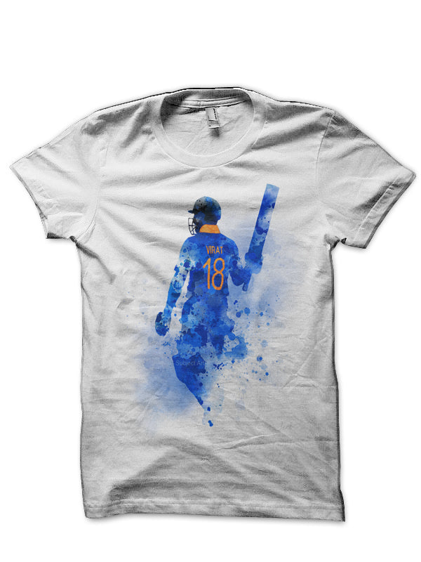 Virat Kohli White T-Shirt Style004 Hoodie, Sweatshirt | CoreVibeTees.com