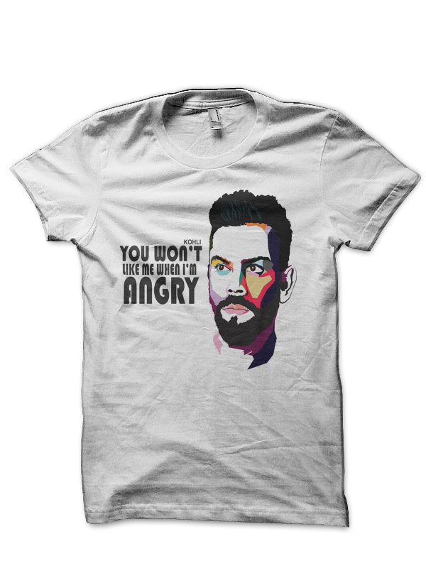 Virat Kohli White T-Shirt Style003 Hoodie, Sweatshirt | CoreVibeTees.com