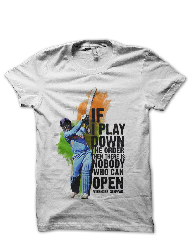 Virender Sehwag T-Shirt Style008 Hoodie, Sweatshirt | CoreVibeTees.com