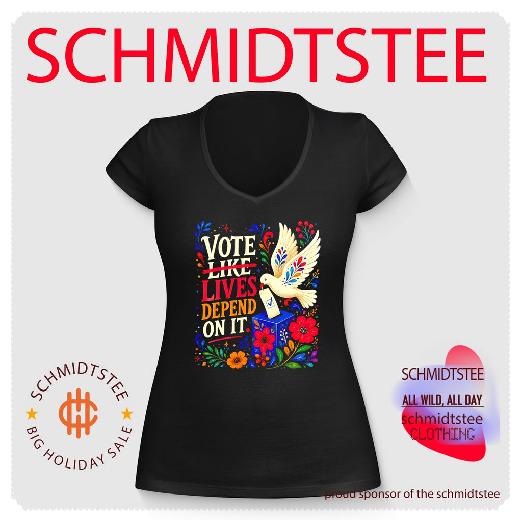 Vote like lives depend on it graphic shirt