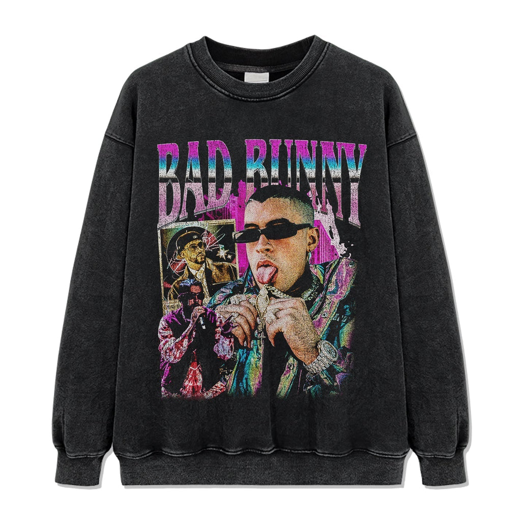 Bad Bunny Sweatshirt Style001 T-Shirts, Hoodie | CoreVibeTees.com (Image 2)