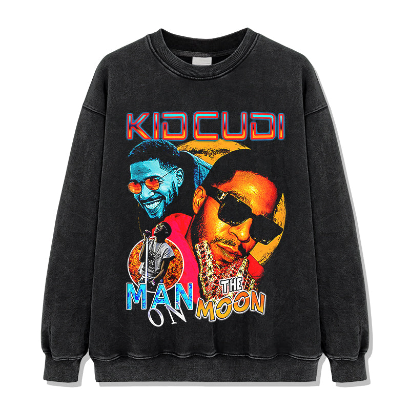 Man On The Moon By Kidcudi Sweatshirt T-Shirts, Hoodie | CoreVibeTees.com (Image 2)