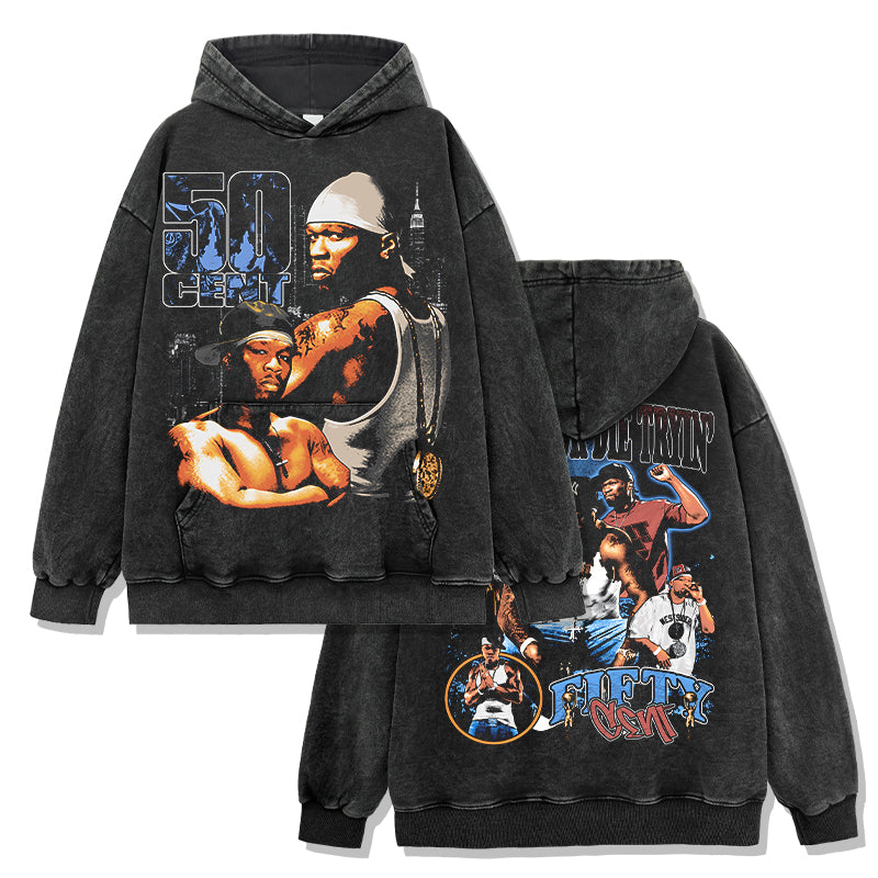 Get Rich Or Die Tryin By 50cent Hoodie T-Shirts, Sweatshirt | CoreVibeTees.com (Image 2)
