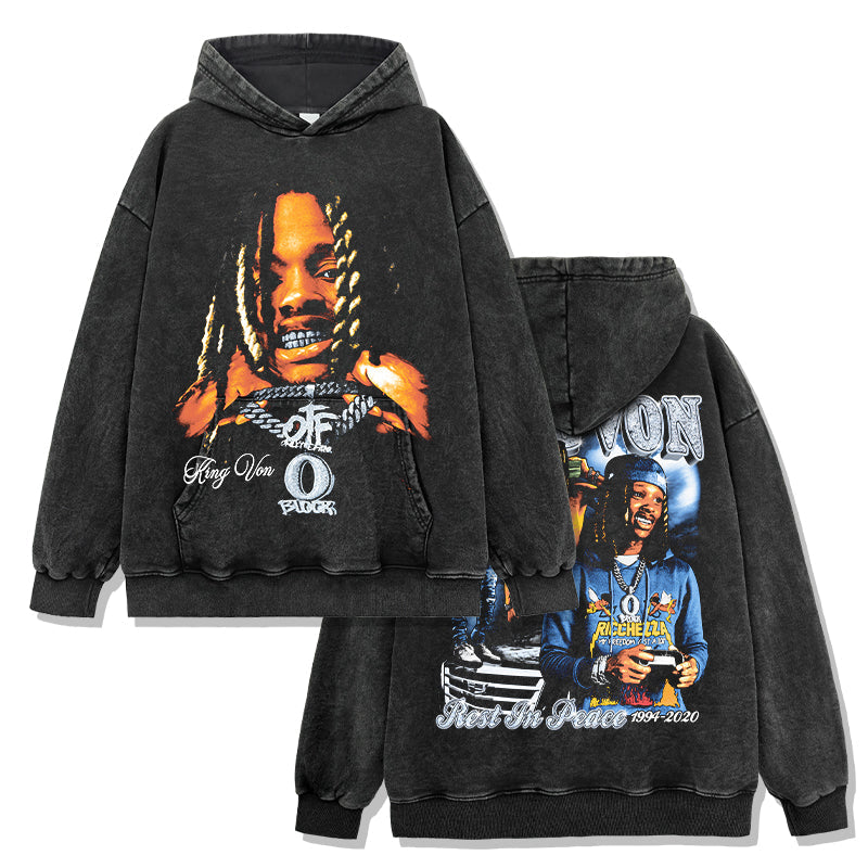 Rest In Peace By king Von Hoodie T-Shirts, Sweatshirt | CoreVibeTees.com (Image 2)