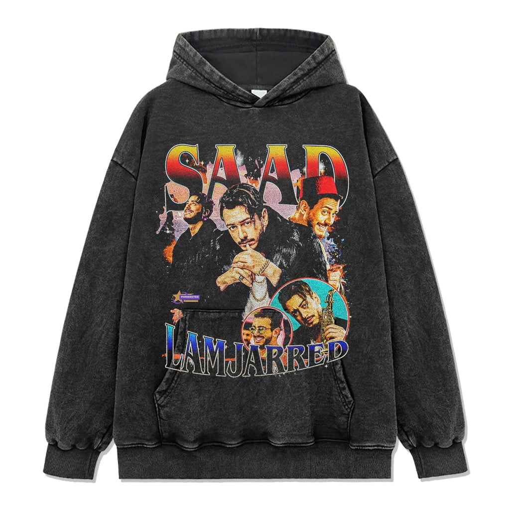 Saad Lamjarred Hoodie T-Shirts, Sweatshirt | CoreVibeTees.com (Image 2)