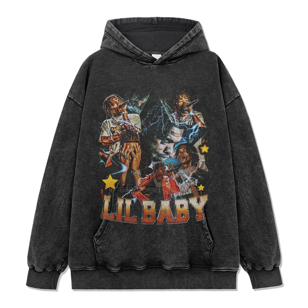 Lil Baby Hoodie Style001 T-Shirts, Sweatshirt | CoreVibeTees.com (Image 2)