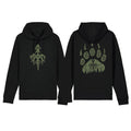 Bear Paw Hoodie (Black) T-Shirts, Sweatshirt | CoreVibeTees.com