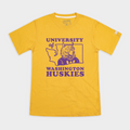 Vintage Washington Huskies 1960s Mascot Tee Hoodie, Sweatshirt | CoreVibeTees.com