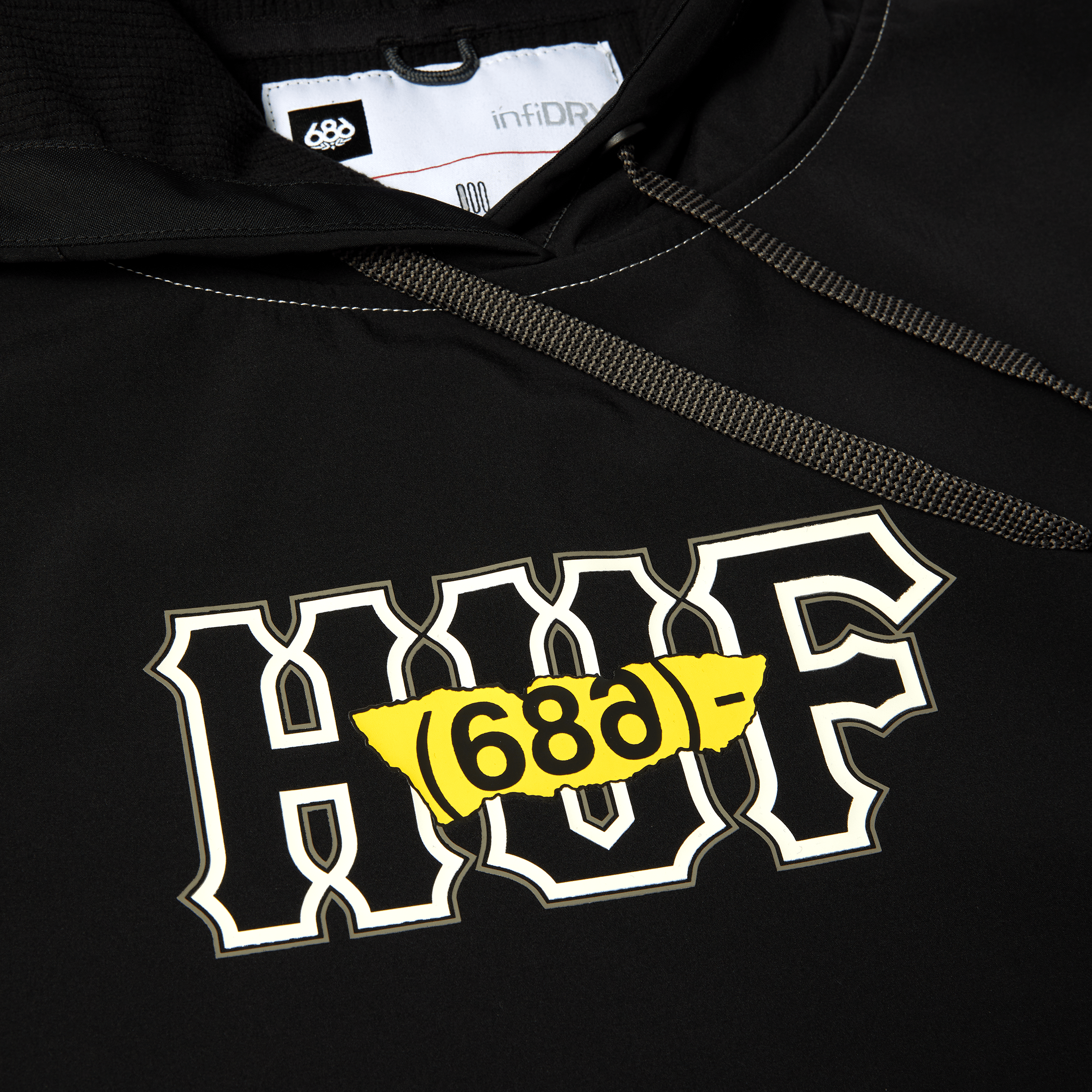HUF x 686 Waterproof Team Hoodie T-Shirts, Sweatshirt | CoreVibeTees.com (Image 3)