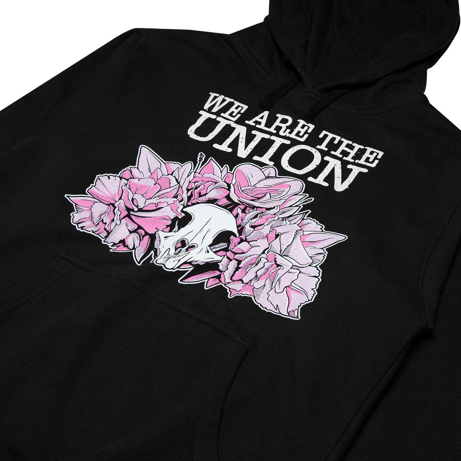 We Are The Union - Rose Skull Hoodie T-Shirts, Sweatshirt | CoreVibeTees.com (Image 2)