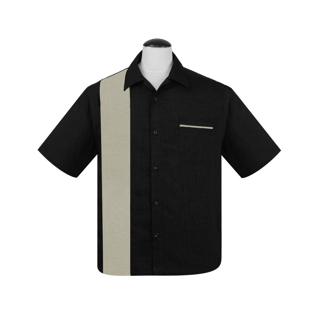 Black Sage Bowling Shirt by Steady Clothing Hoodie, Sweatshirt | CoreVibeTees.com (Image 1)