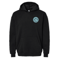 Blue Logo Black Hoodie T-Shirts, Sweatshirt | CoreVibeTees.com (Image 1)