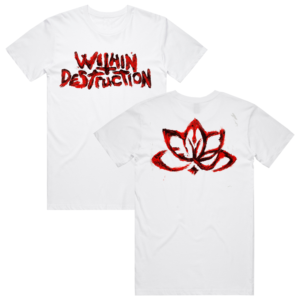 Blood Lotus T-Shirt (White) Hoodie, Sweatshirt | CoreVibeTees.com