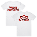 Blood Lotus T-Shirt (White) Hoodie, Sweatshirt | CoreVibeTees.com
