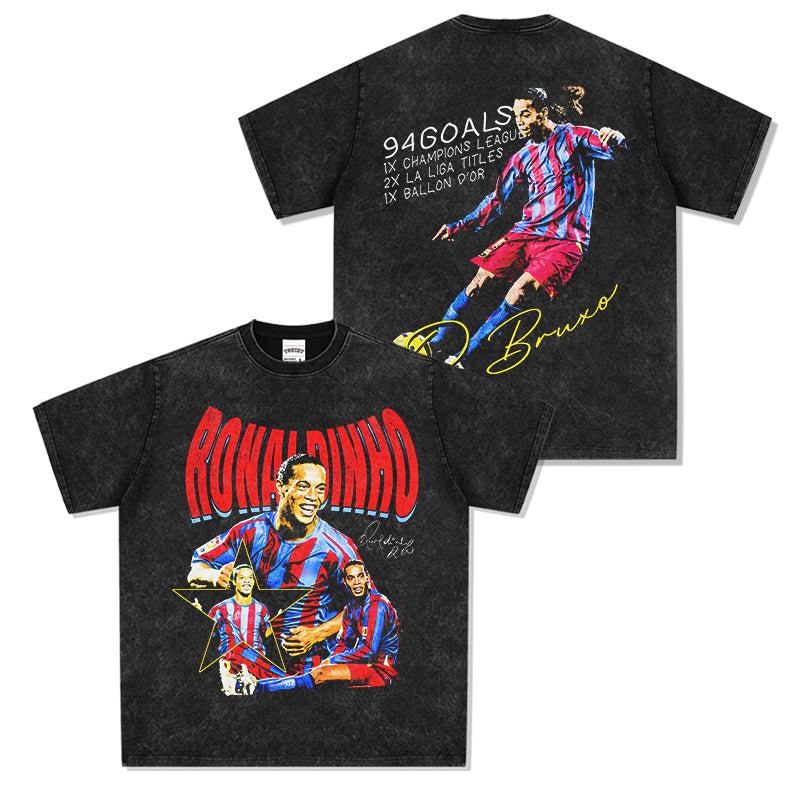 Ronaldinho "Signature" Tee Hoodie, Sweatshirt | CoreVibeTees.com (Image 3)